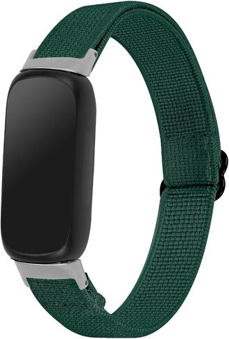 TenCloud 3 Pack Stretch Bands Compatible with Fitbit Inspire 3 Bands Nylon Strap Floral Breathable Adjustable Stretchy Loop Wristband Intended for Fitbit Inspire 3 in Saudi Arabia