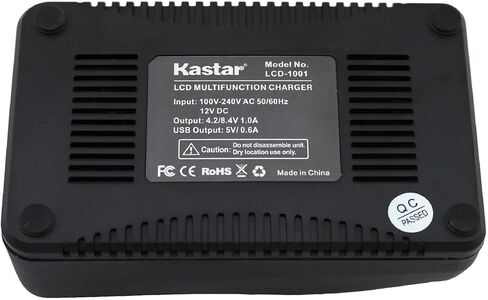 Kastar Charger and CGA-DU14 Battery (1-Pack) Replacement for Panasonic VBD140 VBD210 PV-GS120 GS150 GS180 GS320 GS400 GS500 SDR-H250 H280 VDR-M75 M95 M250, Hitachi DZ-BP21SJ DZ-BP14S DZ-BP7S DZ-BP14SW in Saudi Arabia