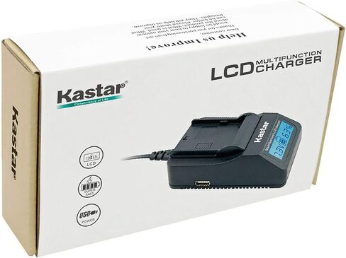 Kastar Charger and CGA-DU14 Battery (1-Pack) Replacement for Panasonic VBD140 VBD210 PV-GS120 GS150 GS180 GS320 GS400 GS500 SDR-H250 H280 VDR-M75 M95 M250, Hitachi DZ-BP21SJ DZ-BP14S DZ-BP7S DZ-BP14SW in Saudi Arabia
