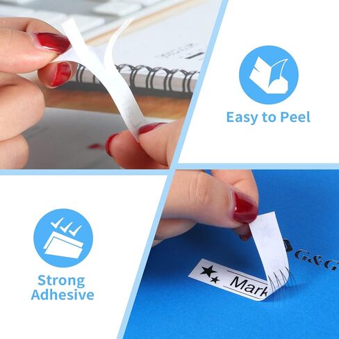 شريط Tz 12 مم 0.47 بوصة أسود على أصفر بديل لشريط Brother TZe-631 TZe631 P الذي يعمل باللمس متوافق مع Ptouch PT-H110 D220 D200 D410 D610BT P710BT، 4 عبوات in Kuwait