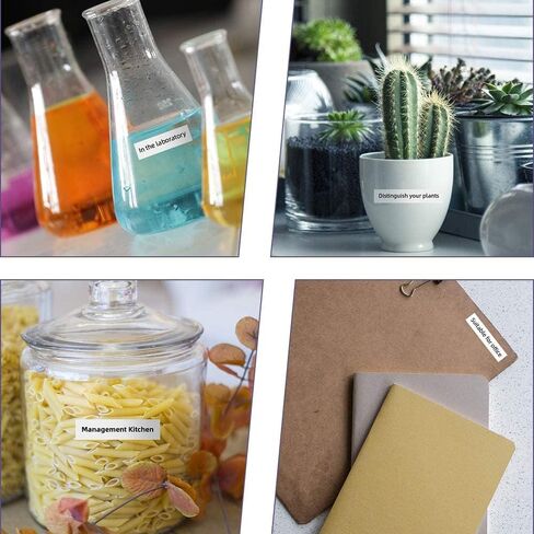 شريط Tz 12 مم 0.47 بوصة أسود على أصفر بديل لشريط Brother TZe-631 TZe631 P الذي يعمل باللمس متوافق مع Ptouch PT-H110 D220 D200 D410 D610BT P710BT، 4 عبوات in Kuwait