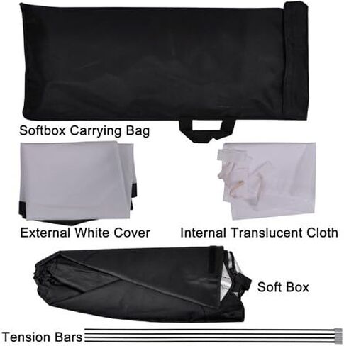 مجموعة إضاءة الصور المتواصلة للتصوير الفوتوغرافي، 1000 وات، من StudioFX 20 بوصة × 28 بوصة من Kaezi CHS5 in Kuwait