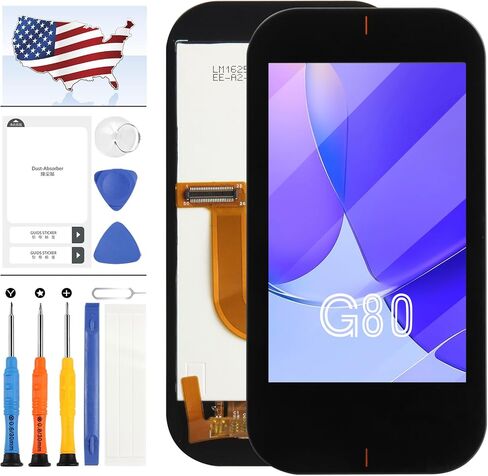 For Garmin G80 LCD Screen Replacement For Garmin Approach G80 Golf Handheld LCD Display Touch Screen Digitizer Assembly Matrix Glass Panel Full Repair Parts Kit with Free Tools in Saudi Arabia