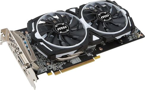 بطاقة MSI Gaming Radeon RX 580 256-bit 4GB GDRR5 DirectX 12 VR Ready CFX Graphcis (RX 580 ARMOR 4G OC) (متجددة) in Saudi Arabia