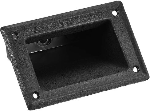 uxcell Recessed Speaker Handle Grasp Pocket Style Plastic Handles Holder 5.2'' Length Fit for PA/DJ Speaker Cabinet Box 4pcs in Saudi Arabia