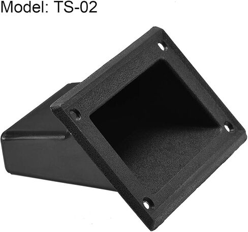 uxcell Recessed Speaker Handle Grasp Pocket Style Plastic Handles Holder 5.2'' Length Fit for PA/DJ Speaker Cabinet Box 4pcs in Saudi Arabia