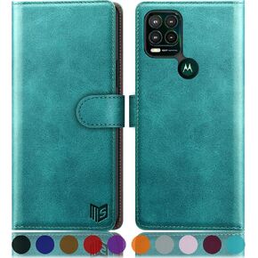 SUANPOT [RFID Blocking for Motorola Moto G Stylus 5G(Non 2022) with Wallet case Credit Card Holder,Flip Book PU Leather Shockproof Cover Cellphone Women Men for Moto G Stylus 5G Phone case(Black) in Kuwait