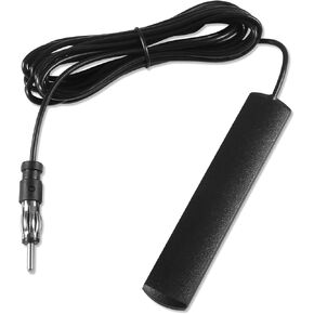AEDIKO 2pcs Car Stereo FM Radio Antenna Hidden Windshield Antenna DIN Plug Adhesive Patch Antenna for Vehicle Truck SUV Car Stereo HD Radio