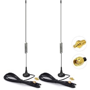 Bingfu Dual Band 978MHz 1090MHz 5dBi Magnetic Base SMA Male MCX Antenna for Aviation Dual Band 978MHz 1090MHz ADS-B Receiver RTL SDR Software Defined Radio USB Stick Dongle Tuner Receiver in Kuwait