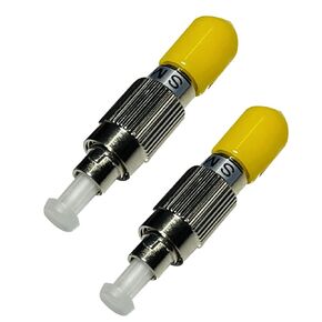 Yumyotor 2 قطعة محول ST إلى LC، وضع واحد 9/125um ST/UPC أنثى إلى LC/UPC ذكر Simplex موصل محول الألياف البصرية الهجين in Kuwait