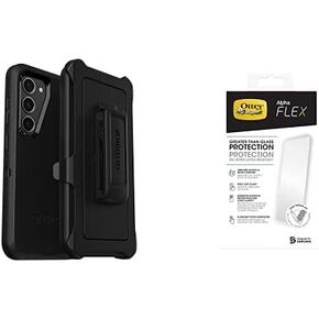 OtterBox Galaxy S23 Defender Series Case - BLUE SUEDE SHOES (Blue), Rugged & Durable, with Port Protection, includes Holster Clip Kickstand
