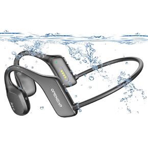 Bone Conduction Headphones, Bluetooth Earbuds Wireless Headphones Swimming Headphones Built-in 16GB Open Ear Headphones Waterproof Wireless Earphones Headset for Swimming Running in Kuwait