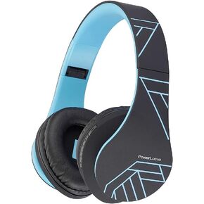 PowerLocus Bluetooth Headphones Over Ear, Wireless Headphones with Microphone, Foldable Headphone, Soft Memory Foam Earmuffs & Lightweight, Micro SD/TF, FM Radio for iPhone/Android/Tablet/PC/TV