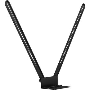 حامل تلفزيون BR300 من انكير وورك، يتم تركيبه في أوضاع متعددة، يوضع فوق أو اسفل التلفزيون، مناسب لاي تلفزيون، موفر للمساحة in Kuwait