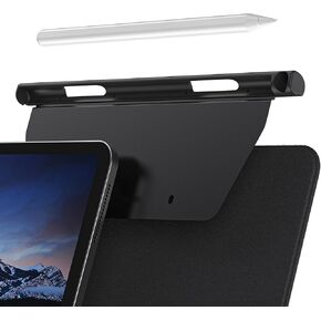 Techfish Pencil Holder Case for Apple Pencil 2nd Generation Compatible with Magic Keyboard, Smart Keyboard Folio, Other Magnetic Cases for Apple Pen-Black in Kuwait
