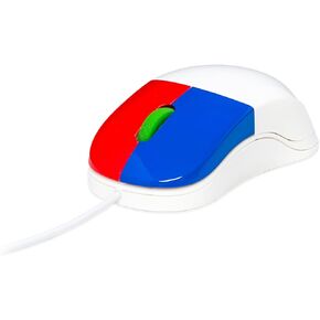 Clevy Kids Mouse - Colorful Ergonomic USB Computer and Laptop Kids Mouse for School and Home Computer Use - Wired Children Friendly - Compatible with Windows, macOS, Chromebook in Kuwait