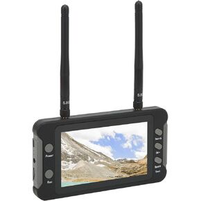 FPV Monitor, 4.3 Inch IPS 800 x 480 Resolution, 5.8GHz 40CH DVR Function, RC Drone Display Screen with Auto Search, 1200mAh DIY FPV Receiver for Drone Quadcopter in Kuwait