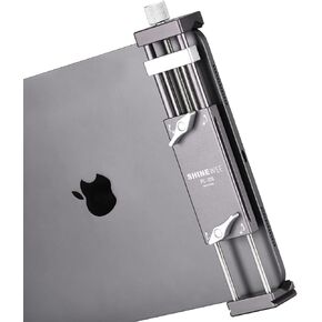 SHINEWEE Aluminum Tablet Tripod Mount Adapter, Clamp Tablet Holder Fits iPad, Air, Pro, Mini, 1 2 3 4 5, Use on Tripod, Monopod, Selfie Stick, Tabletop Stand Etc in Kuwait