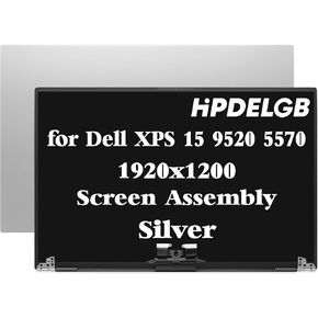 HPDELGB Replacement for Dell XPS 15 9520 Precision 5570 LCD Display Screen Assembly 15.6" 1920x1200 IPS Non-Touch Silver in Kuwait