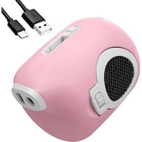 Nitecore BB Mini Electric Compressed Air Duster, Pink, USB-C Rechargeable Portable Compact Blower for Cameras, Computer, Keyboard with Lumentac USB-C Cable (Pink)