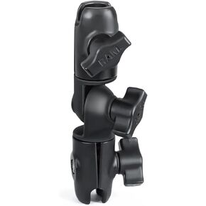 RAM MOUNTS Double Socket Swivel Arm for B Size 1" Balls, Ratcheting | 360° center rotation and 180° ratchet joint, composite connector arm for RAM Mounts systems in Saudi Arabia