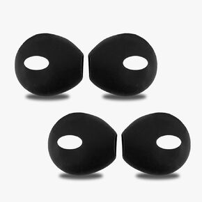 EKIND 4 Pcs Ear Cover Tips Anti-Slip Silicone Soft Replacement Sport Earbud Tips Compatible for Headphones Earphones Protective Accessories Tips (White)