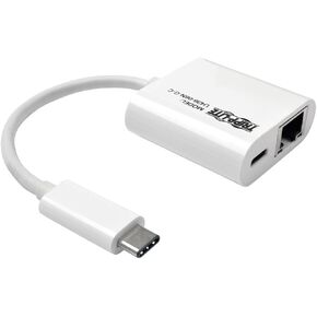 TRIPP LITE USB 3.1 Gen 1 Type-C to Gigabit Ethernet NIC Network Adapter 10/100/1000 Mbps White (U436-06N-GBW) in Saudi Arabia