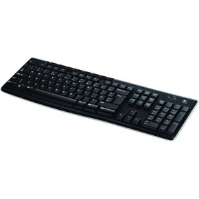 لوجيتيك لوحة مفاتيح لاسلكية لوجيتيك 920003051، K270، 17 × 6 × 1 بوصة - اسود in Kuwait