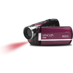 Minolta MN90NV-M MN90NV Full HD 1080p IR Night Vision Camcorder (Maroon) in Saudi Arabia