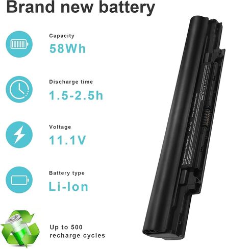 Fancy Buying 5MTD8 Laptop Battery for Dell V131 2nd Series Latitude 3340 3350, Fits JR6XC YFDF9 YFOF9 451-BBJB 451-BBIY 451-BBIZ 7WV3V H4PJP in Saudi Arabia