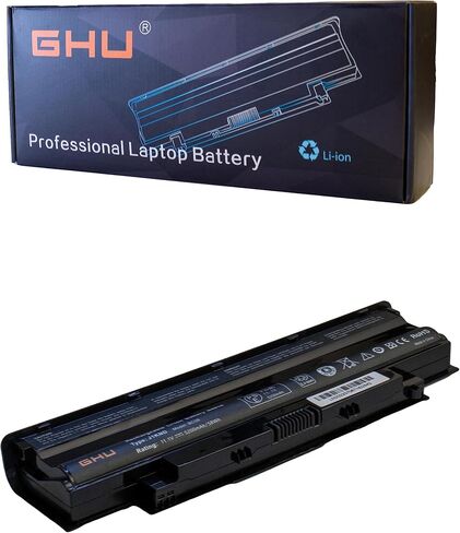 GHU New Battery 58 Wh Replacement for J1KND 4T7JN TKV2V W7H3N YXVK2 Compatible for Inspiron N3010 N4010 N4110 N5010 N5110 N7010 M4110 WT2P4 383CW 312-1205 312-0233 312-0234 312-1201 9JR2H 9T48V JIKND in Saudi Arabia