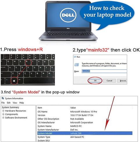 بطارية الكمبيوتر المحمول VNYUNQWE 60Wh 7480 7490 F3YGT، لـ Dell Latitude 14 7000 7480 7490/12 7000 7280 7290/13 7000 7380 7390 P29S002 P73G002 Series DM3WC KG7VF 2X39G P73G 451-BBYE 453-BBCF in Kuwait