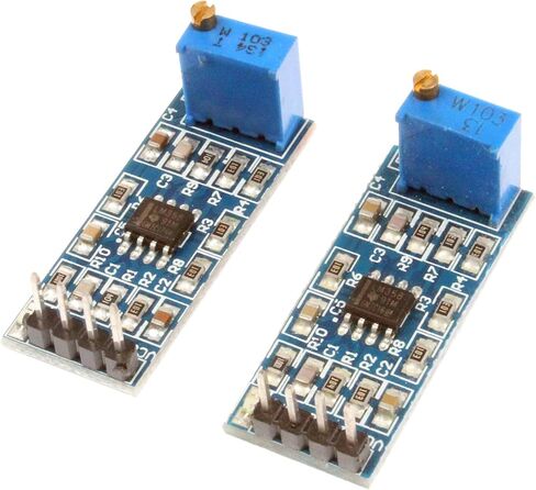 NOYITO LM358 100 Gain Signal Amplification Module Operational Amplifier Module Working Voltage DC5 to 12V (Pack of 2) in Saudi Arabia