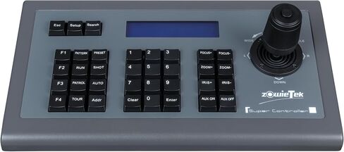 زويتيك وحدة تحكم ثلاثية الابعاد لكاميرا بي تي زد | كيبورد تسلسلية بي تي زد | فيسكا بيلكوD/P | RS232 RS422 RS485 | وحدة تحكم لكاميرا ان دي اي بي تي زد للبث المباشر في الكنيسة والاجتماعات ومؤتمرات in Kuwait