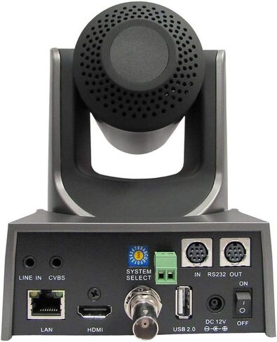 PTZOptics 30x زووم بصري PTZ Optics Facebook Live Internet Broadcast Conference Camera 4 Churches Education Events 3G SDI، شبكة IP Streaming iOS/Android (أبيض) in Kuwait