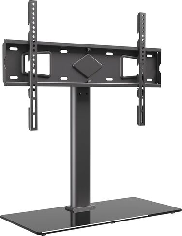 ProMounts Universal Table TOP TV Stand for 37-72 Inch LCD LED Smart TVs, ± 25° Swivel TV Stand, Steel TV Mount Bracket, Sturdy Thick Tempered Glass Base, Max VESA 600x400 (AMSA6401) in Kuwait