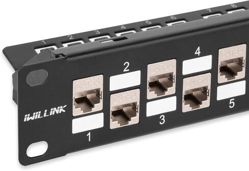 Iwillink (10 عبوات) وصلة Cat6A محمية Keystone RJ45، وصلة إيثرنت بغطاء معدني من سبائك الزنك، مقبس Cat6a Keystone من أنثى إلى أنثى، فضي in Kuwait