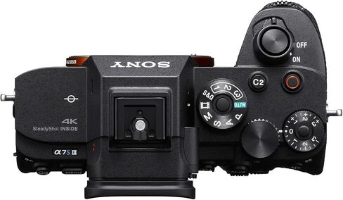مجموعة هيكل الكاميرا الرقمية Sony Alpha a7S III بدون مرآة مع عدسة رئيسية ومجموعة برامج وبطاقة ذاكرة وبطارية قابلة لإعادة الشحن وشاحن وحقيبة أدوات مع ملحقات ومجموعة تنظيف (6 قطع) in Saudi Arabia