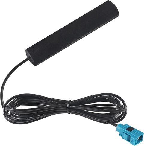 AEDIKO 2pcs Car Stereo FM Radio Antenna Hidden Windshield Antenna DIN Plug Adhesive Patch Antenna for Vehicle Truck SUV Car Stereo HD Radio in Saudi Arabia