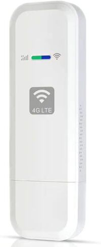 دونجل مودم واي فاي، مودم واي فاي USB 4G LTE، مودم نقطة اتصال إنترنت واي فاي دونجل، راوتر واي فاي صغير للسيارة مع فتحة بطاقة SIM للكمبيوتر المحمول المكتبي in Kuwait