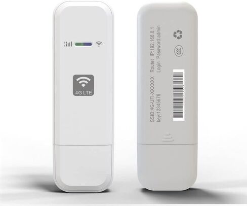 دونجل مودم واي فاي، مودم واي فاي USB 4G LTE، مودم نقطة اتصال إنترنت واي فاي دونجل، راوتر واي فاي صغير للسيارة مع فتحة بطاقة SIM للكمبيوتر المحمول المكتبي in Kuwait