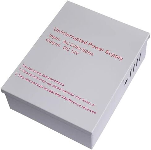 Ares Vision 12v 5 AMP محول إمداد الطاقة الاحتياطية لأجهزة التحكم في الوصول مثل الأقفال المغناطيسية، والضربات الكهربائية، ومسامير الإسقاط الآلية (12V 5A w/Backup) in Kuwait