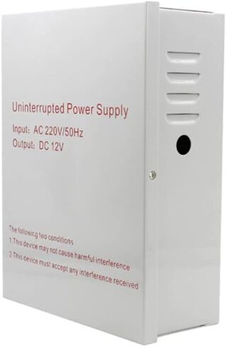 Ares Vision 12v 5 AMP محول إمداد الطاقة الاحتياطية لأجهزة التحكم في الوصول مثل الأقفال المغناطيسية، والضربات الكهربائية، ومسامير الإسقاط الآلية (12V 5A w/Backup) in Kuwait