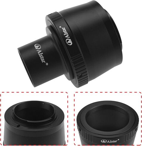 Alstar T T2 لمحول كاميرا Fuji FX Mount ومحول تلسكوب M42 إلى 1.2 بوصة (T-Mount) - برغي شامل لـ X-T1 X-A1 X-E2 X-M1 X-E1 X-E1 X-PRO1 in Kuwait