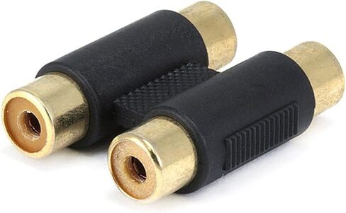 مونو برايس 107238 2 RCA جاك الى 2 محول جاك ار سي ايه، مطلي بالذهب in Kuwait