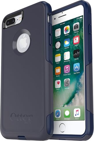 OTTERBOX COMMUTER SERIES Case for iPhone 8 PLUS & iPhone 7 PLUS (ONLY) - Retail Packaging - AQUA MINT WAY (AQUA MINT/MOUNTAIN RANGE GREEN) in Kuwait