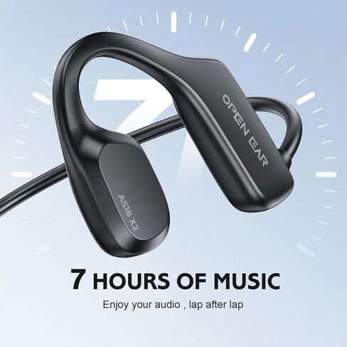 Bone Conduction Headphones, Bluetooth Earbuds Wireless Headphones Swimming Headphones Built-in 16GB Open Ear Headphones Waterproof Wireless Earphones Headset for Swimming Running in Kuwait