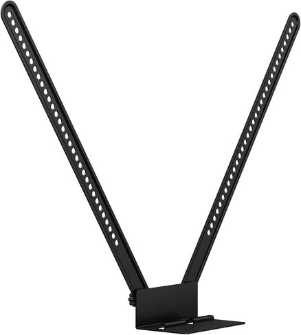 حامل تلفزيون BR300 من انكير وورك، يتم تركيبه في أوضاع متعددة، يوضع فوق أو اسفل التلفزيون، مناسب لاي تلفزيون، موفر للمساحة in Kuwait