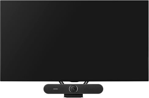 حامل تلفزيون BR300 من انكير وورك، يتم تركيبه في أوضاع متعددة، يوضع فوق أو اسفل التلفزيون، مناسب لاي تلفزيون، موفر للمساحة in Kuwait