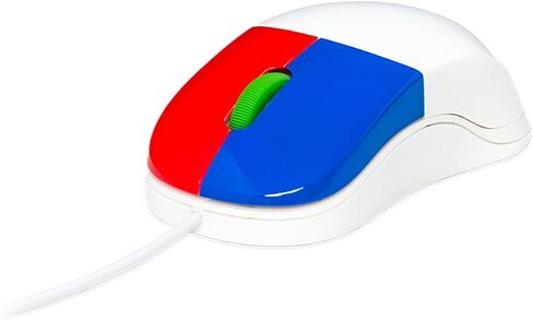 ماوس Clevy Kids - ماوس كمبيوتر USB مريح ملون وماوس كمبيوتر محمول للأطفال للاستخدام في المدرسة والمنزل - سلكي مناسب للأطفال - متوافق مع أنظمة التشغيل Windows وmacOS وChromebook in Kuwait